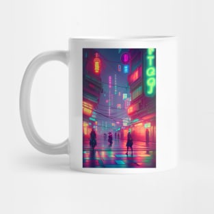 Tokyo Neon Anime Japan Street Vibes <3 Mug